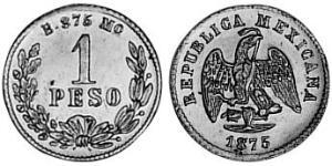 1 Peso México (1867 - ) Oro 