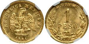 1 Peso México (1867 - ) Oro 