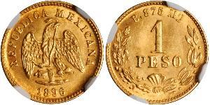 1 Peso México (1867 - ) Oro 