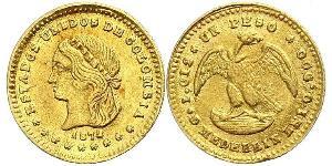 1 Peso Stati Uniti di Colombia (1863 - 1886) Oro 
