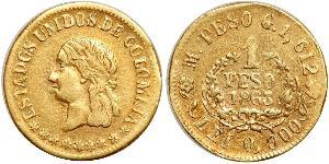 1 Peso Stati Uniti di Colombia (1863 - 1886) Oro 