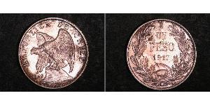 1 Peso Chile Plata 