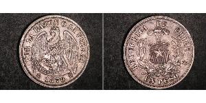 1 Peso Chile Plata 