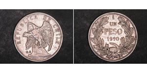1 Peso Chile Plata 