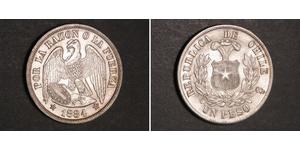 1 Peso Chile Plata 