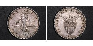 1 Peso Filipinas Plata 