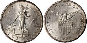 1 Peso Filipinas Plata 