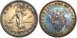 1 Peso Filipinas Plata 