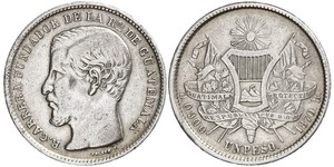 1 Peso Guatemala Plata 