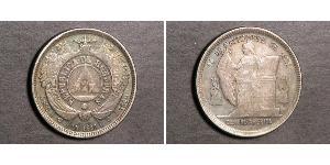 1 Peso Honduras (1821 - ) Plata 