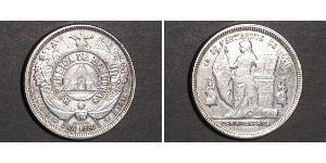 1 Peso Honduras (1821 - ) Plata 