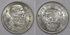1 Peso México Plata 