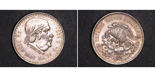 1 Peso México Plata 