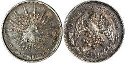 1 Peso México (1867 - ) Plata 