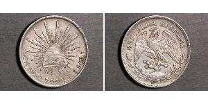 1 Peso México (1867 - ) Plata 