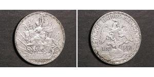 1 Peso México (1867 - ) Plata 