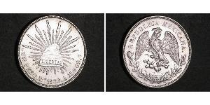1 Peso México (1867 - ) Plata 
