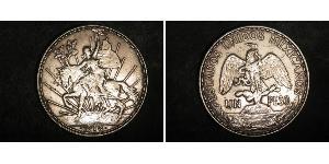 1 Peso México (1867 - ) Plata 