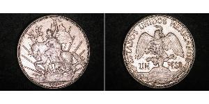1 Peso México (1867 - ) Plata 