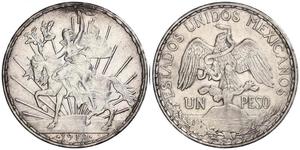 1 Peso México (1867 - ) Plata 