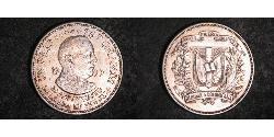 1 Peso República Dominicana Plata 