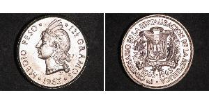 1 Peso República Dominicana Plata 