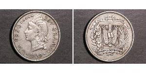 1 Peso República Dominicana Plata 