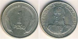 1 Peso Colombia (1886 - ) Rame/Nichel 