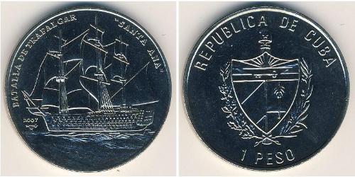 1 Peso Cuba (1898 - ) Rame/Nichel 