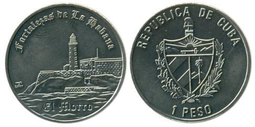 1 Peso Cuba (1898 - ) Rame/Nichel 