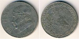 1 Peso Messico (1867 - ) Rame/Nichel 