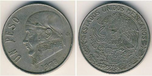 1 Peso Messico (1867 - ) Rame/Nichel 