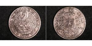 1 Peso Chile Silber 