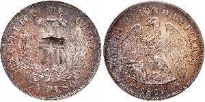 1 Peso Chile Silber 