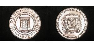 1 Peso Dominikanische Republik Silber 