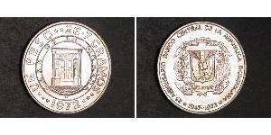 1 Peso Dominikanische Republik Silber 