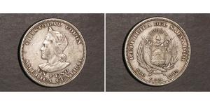 1 Peso El Salvador Silber Christoph Kolumbus (1451 - 1506)