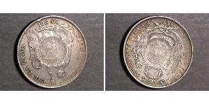 1 Peso Guatemala Silber 