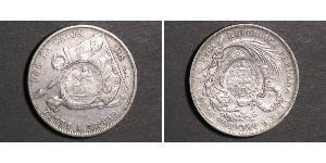 1 Peso Guatemala Silber 