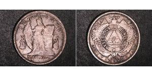 1 Peso Honduras (1821 - ) Silber 