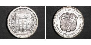 1 Peso Kolumbien Silber 