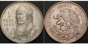 1 Peso Mexiko Silber 