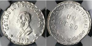 1 Peso Mexiko (1867 - ) Silber 