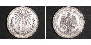 1 Peso Mexiko (1867 - ) Silber 