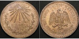 1 Peso Mexiko (1867 - ) Silber 