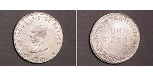 1 Peso Mexiko (1867 - ) Silber 