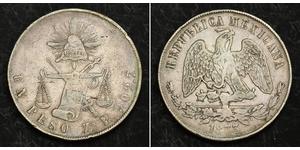 1 Peso Mexiko (1867 - ) Silber 