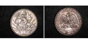 1 Peso Mexiko (1867 - ) Silber 