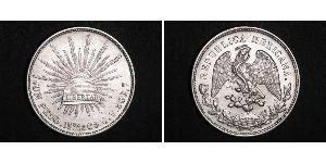 1 Peso Mexiko (1867 - ) Silber 