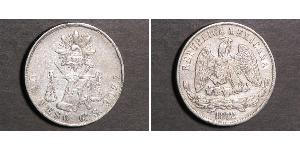1 Peso Mexiko (1867 - ) Silber 
